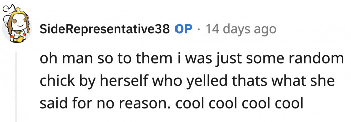 Yeah, that seems like a better alternative.