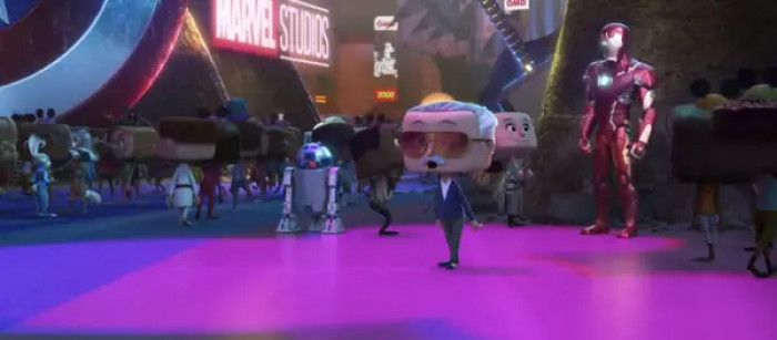 11. Stan Lee in the movie Ralph Breaks the Internet