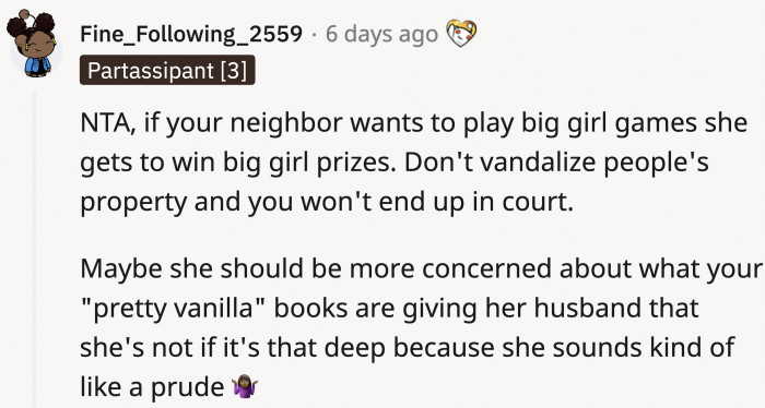 Roger shouldn't have acted like a creep, and Dalia shouldn't have acted like a jilted lover when OP did absolutely nothing wrong.