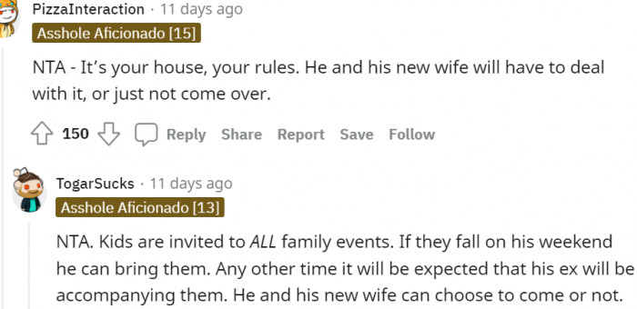 12. It is your house and it is your rules