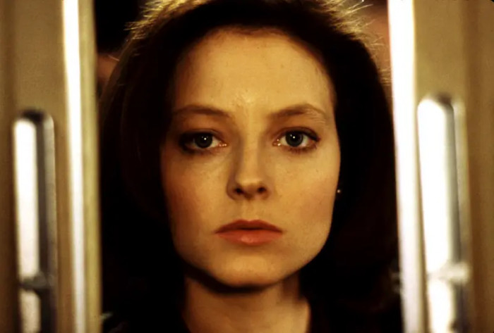 15. Jodie Foster acting as Clarice Starling in The Silence of the Lambs