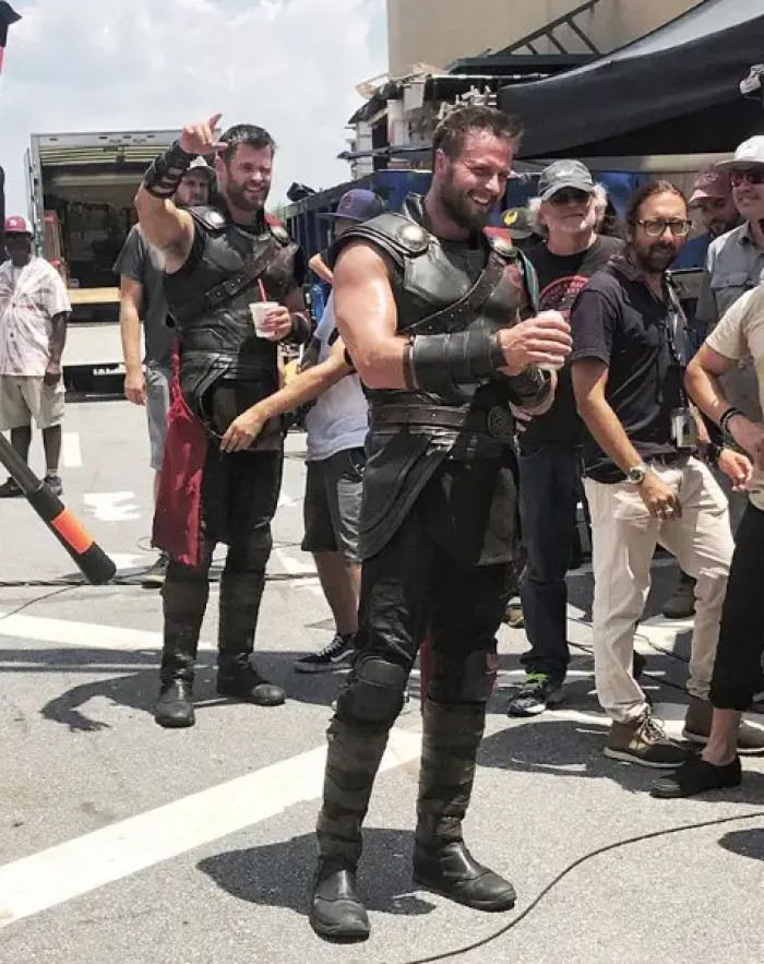 35. We know Thor's a god, but he actually has a stuntman