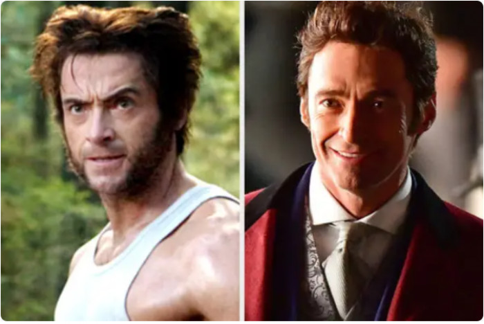 6. Hugh Jackman - Wolverine from the X-Men series and P.T. Barnum from The Greatest Showman