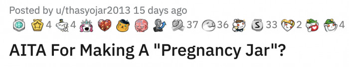 She got an empty jar and called it the 