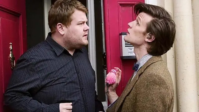 7. Before doing the 'Carpool Karaoke' segments on The Late Late Show, the host portrayed a Colchester man in Doctor Who