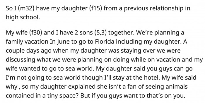 They Haven't Spoken Since, but Do You Think OP Was an A**hole? You Can Read the Full Post Below: