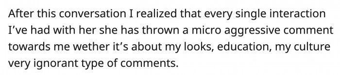 OP finally realized that Nell has always been racist towards her