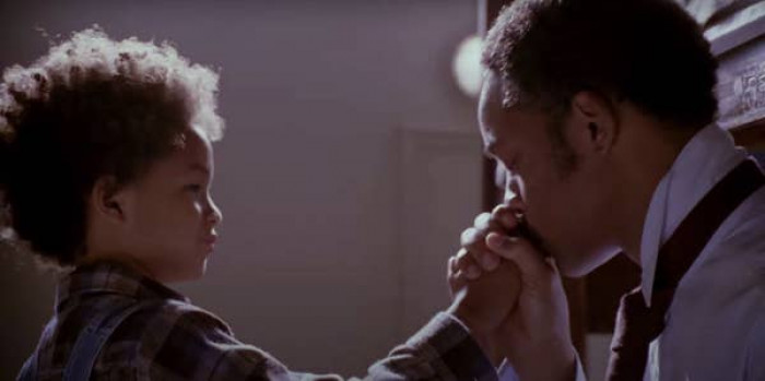 15. The Pursuit of Happyness - Jaden Smith and his father, Will, played Christopher Gardner Jr. and Chris Gardner