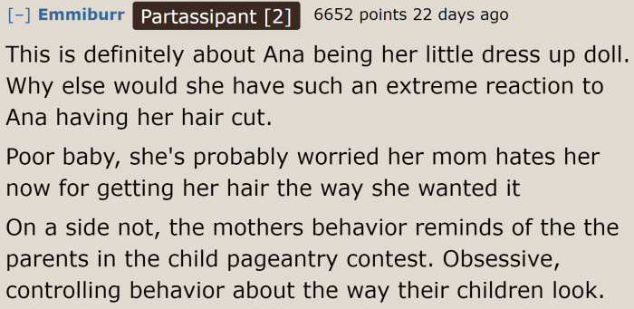 Eventually, the wife's behavior is going to drain the poor girl.