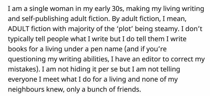 Another neighbor told OP she overreacted and that she should have forgiven Dalia's insecurities since she's a good mom. Was OP wrong for calling the cops on her neighbor?