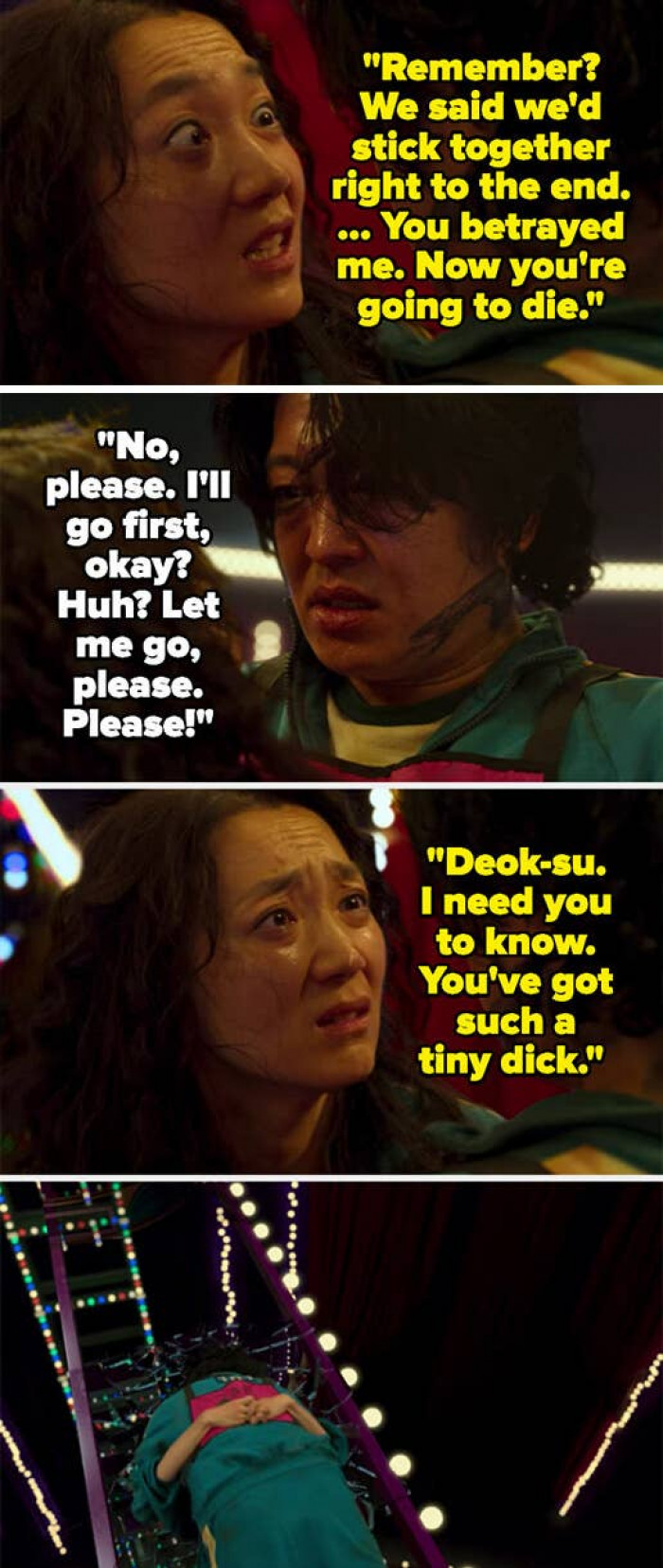 20. Squid Game: The end of a great love with even greater last words.