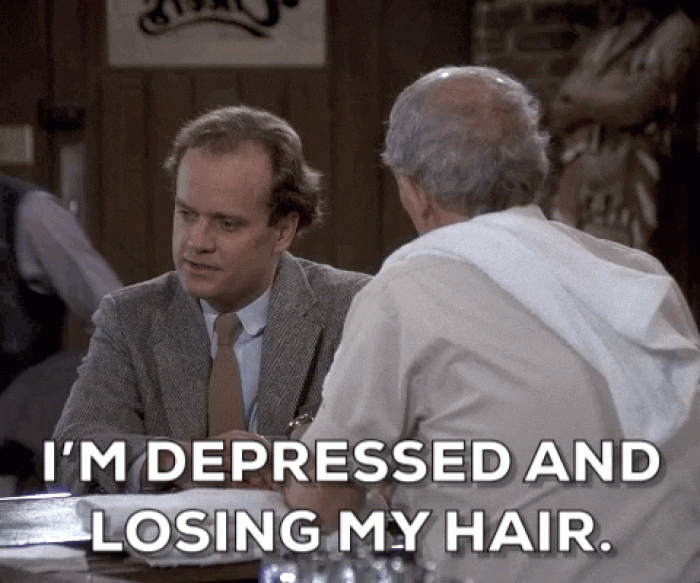 10. They were sent to pick up meds for hair growth