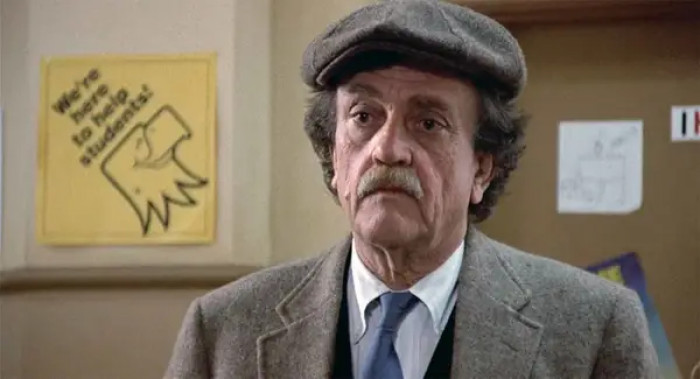 15. Kurt Vonnegut acting as himself in Back to School