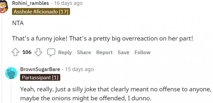 14. The Only Person Who Should Be Offended Here Is the Onions