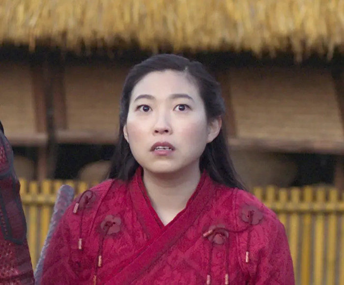6. Awkwafina acts as Katy in Shang-Chi and the Legend of the Ten Rings.