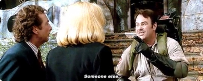 12. Dan Aykroyd playing Ray Stantz character in Casper