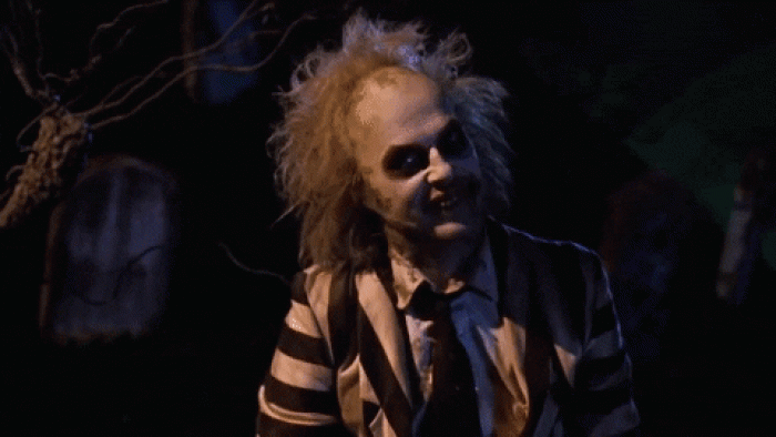 Michael Keaton as Beetlejuice in Beetlejuice