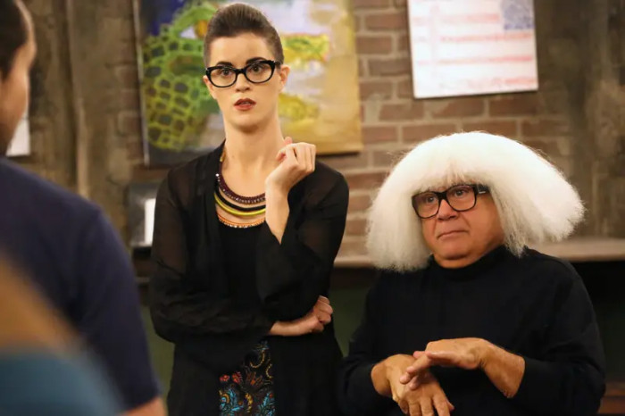 14. Danny DeVito acting as Frank Reynolds in It's Always Sunny in Philadelphia