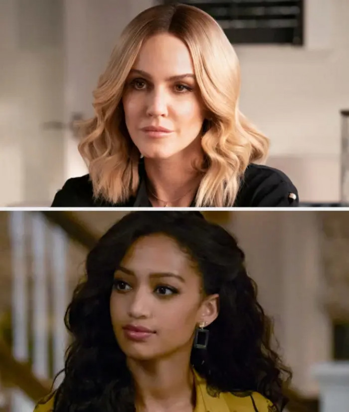 20. Money Mazur as Laura Fine-Baker and Samantha Logan as Liv Baker in All American