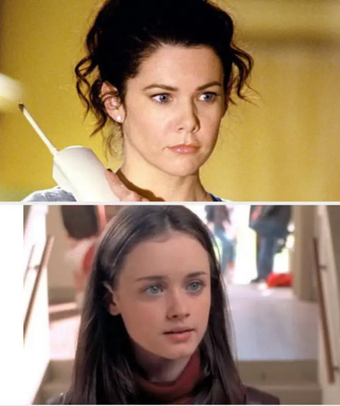 17. Lauren Graham as Lorelai and Alexis Bledel as Rory Gilmore in Gilmore Girls