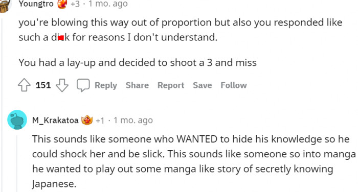 10. Blowing the situation out of proportion