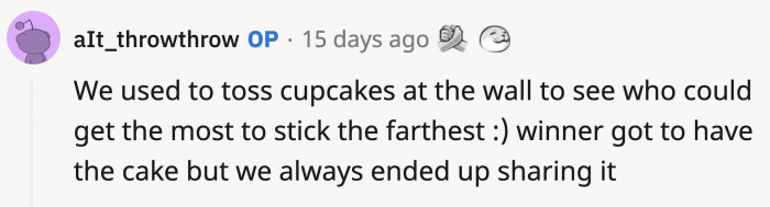 This is such a wholesome anecdote!