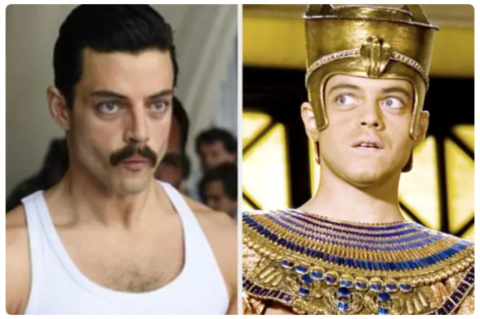 27. Rami Malek - Freddie Mercury from Bohemian Rhapsody and Ahkmenrah from Night at the Museum