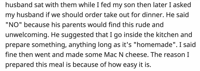 Is anyone ever ready for judgmental visitors? Let alone in the early postpartum stage, sheesh.