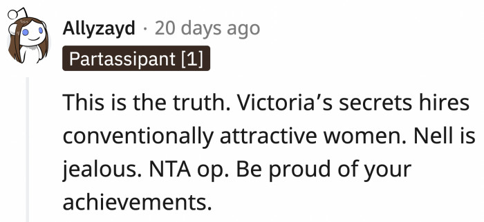 Maybe there's some truth to the jealousy and sexism part