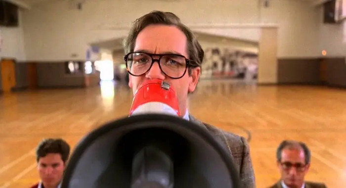 28. Huey Lewis acting as a Battle of the Bands judge in Back to the Future