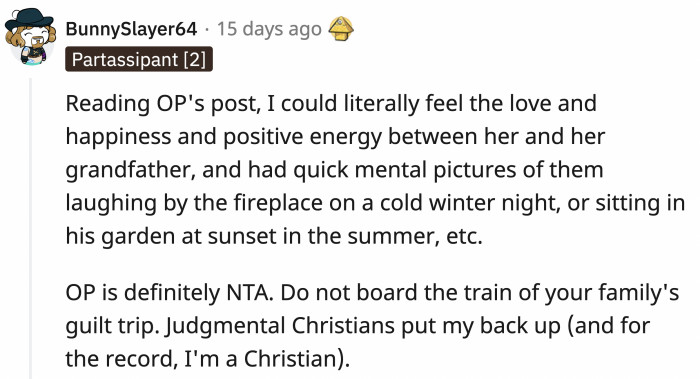 The love is very evident in OP's post.