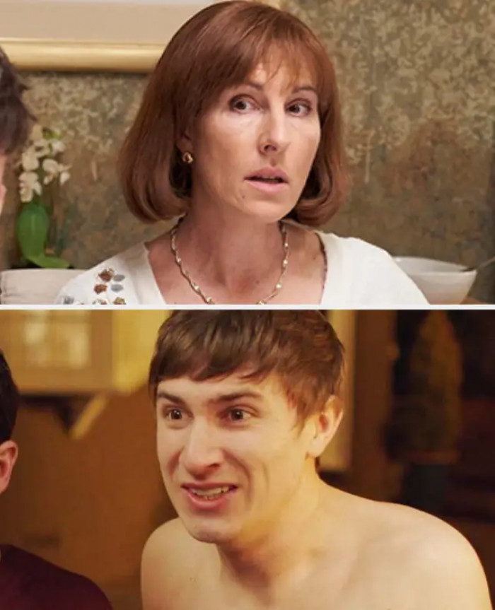 11. Tamsin Greig as Jackie and Tom Rosenthal as Jonny Goodman in Friday Night Dinner