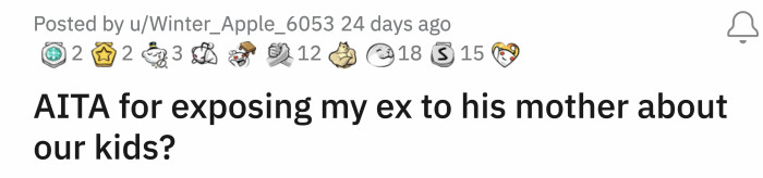 Here’s how OP’s story went