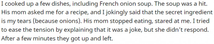 The Soup I Cooked Was a Hit