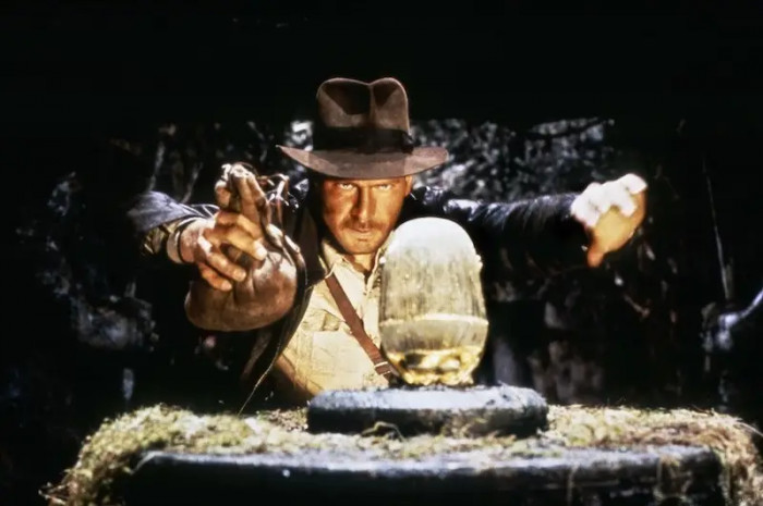 10. Harrison Ford acting as Indiana Jones