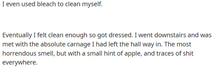 The most horrendous smell