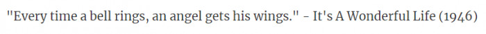 34. From the 1946 movie It's a Wonderful Life