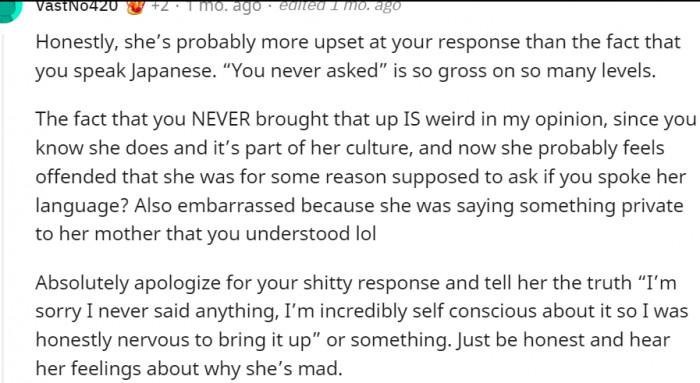 14. Apologize and tell her the truth