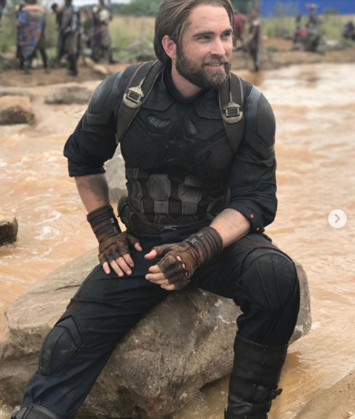 This is Daniel, who took over as Chris's stunt double in Avengers: Infinity War and Avengers: Endgame.