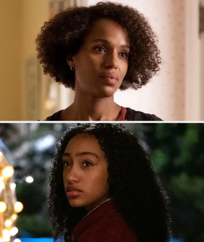 14. Kerry Washington as Mia and Lexi Underwood as Pearl Warren in Little Fires Everywhere