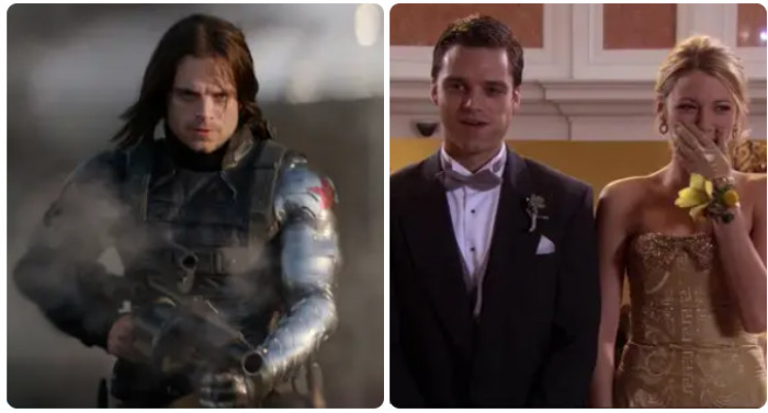 1. Sebastian Stan played Carter Baizen in Gossip Girl before becoming Bucky Barnes.