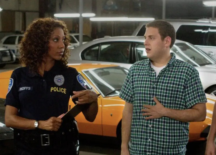 3. Holly Robinson Peete, Peter DeLuise, and Johnny Depp in the original TV series in 21 Jump Street