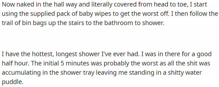 The longest shower ever