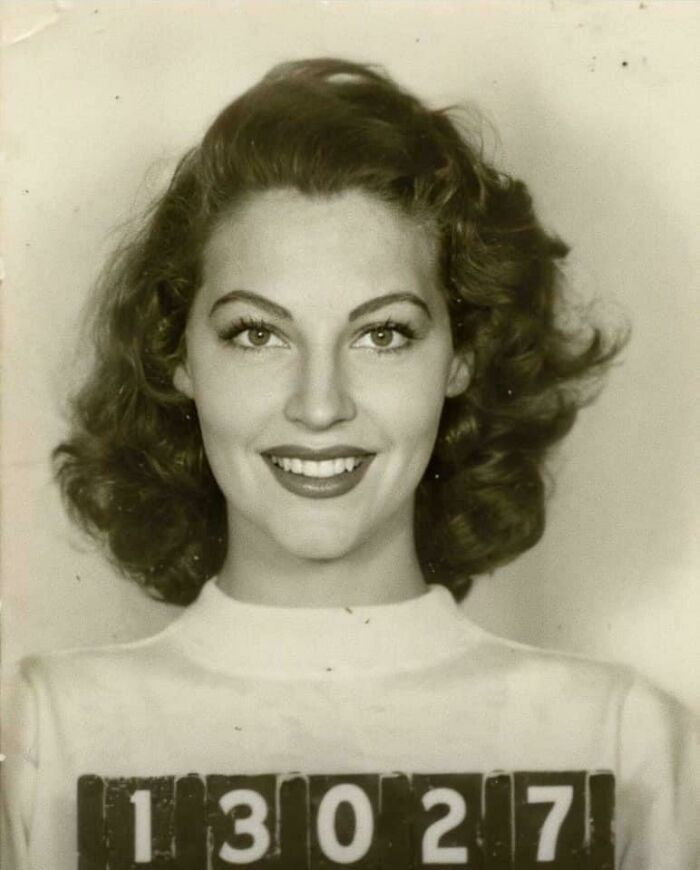 17. A 19-year-old Ava Gardner photographed for her MGM employment questionnaire in 1942