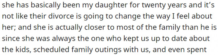 She has been my daughter for twenty years