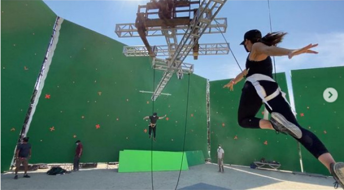 C.C. Ice is her MCU stunt double.