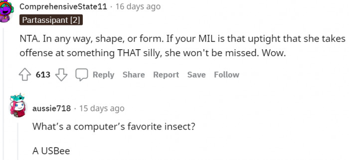 8. She Won't Be Missed If She Is This Uptight and Takes Offense So Easily