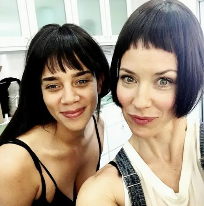 27. She's also secretly close pals with the villainous Ghost, and they even try on wigs together