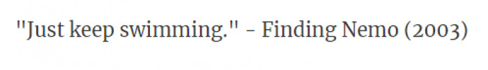 11. From the movie Finding Nemo in 2003