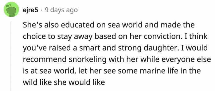 From This Story Alone, We Can Tell Who Was More Mature.